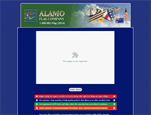 Tablet Screenshot of alamoflag.com